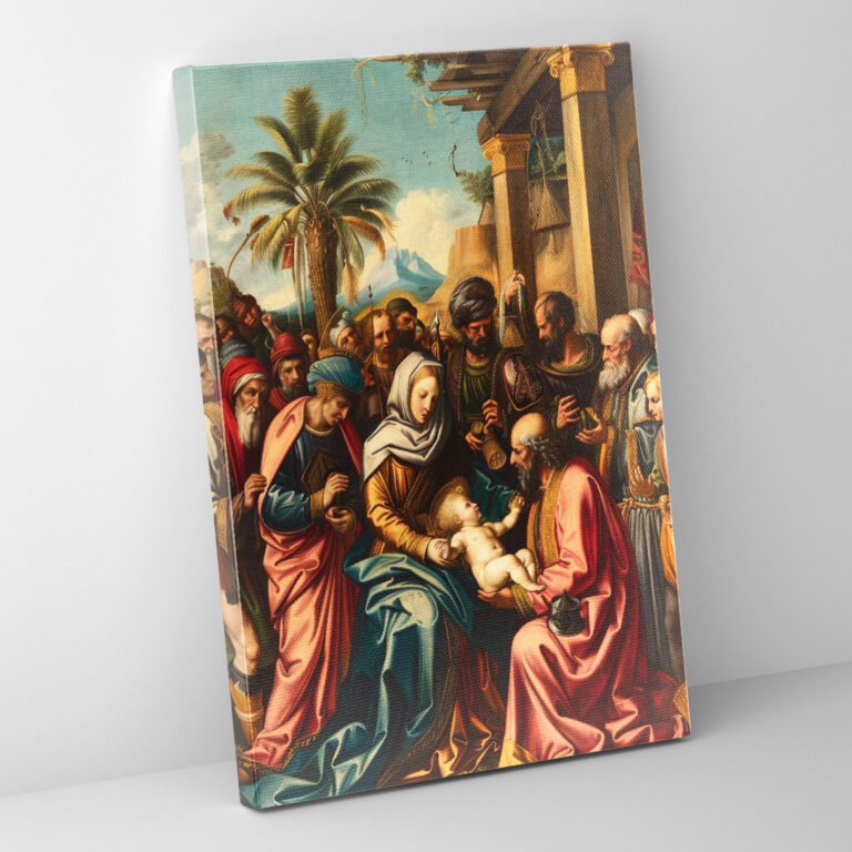 Adoration Of The Magi Wall Art - Raffaello Sanzio, Canvas Wall Art, Home Decoration, Wall Art