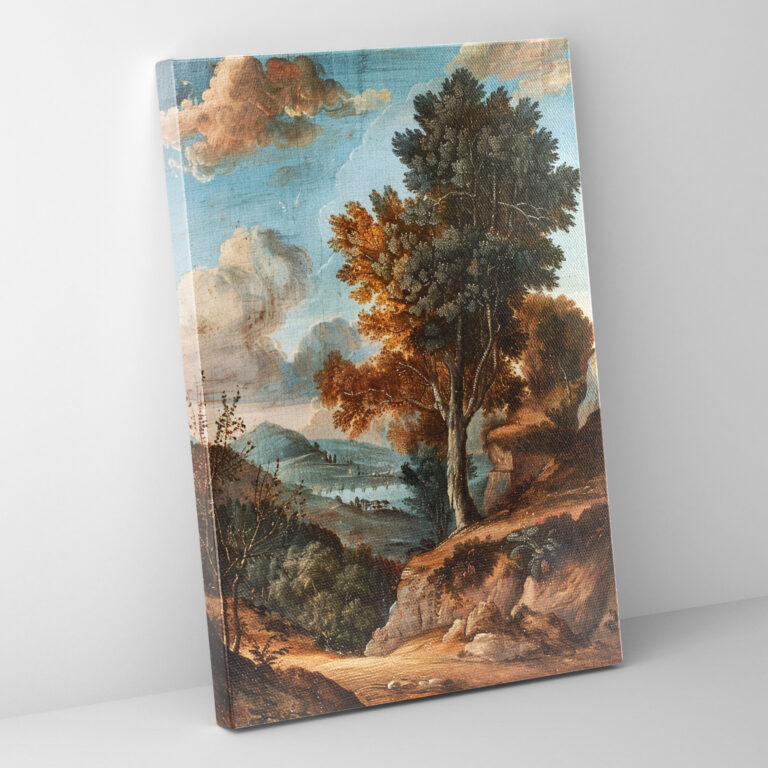 Raffaello Sanzio Dreamy Landscape Wall Decoration - Raffaello Sanzio, Canvas Print, Raffaello Sanzio, Canvas