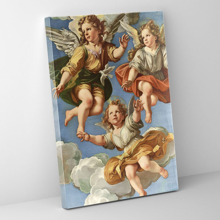 Ethereal Raffaello Sanzio Canvas Wall Print - Raffaello Sanzio, Wall Decoration, Raffaello Sanzio, Home Decoration
