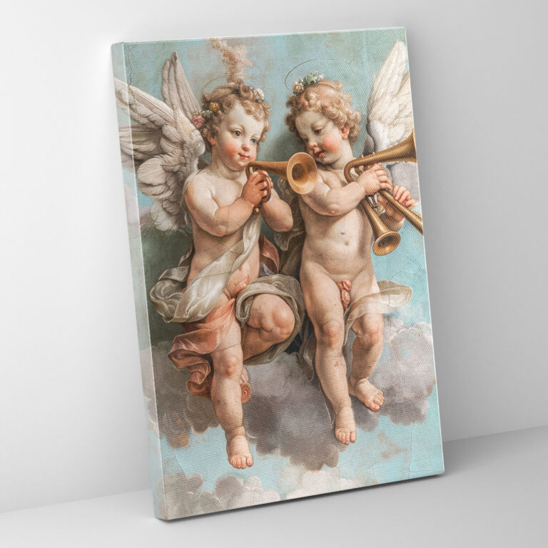 Cherubs Wall Art By Raffaello Sanzio - Raffaello Sanzio, Raffaello Sanzio, Canvas, Home Decoration