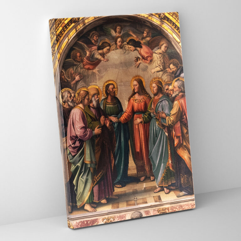 Raffaello Sanzio Wall Decoration - The Marriage Of The Virgin - Raffaello Sanzio, Canvas Wall Art, Home Decoration, Wall Decoration