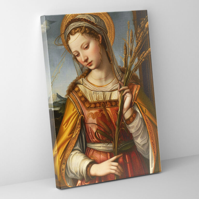 Raffaello Sanzio Canvas Print - St. Catherine Of Alexandria - Raffaello Sanzio, Wall Decoration, Raffaello Sanzio, Canvas Print