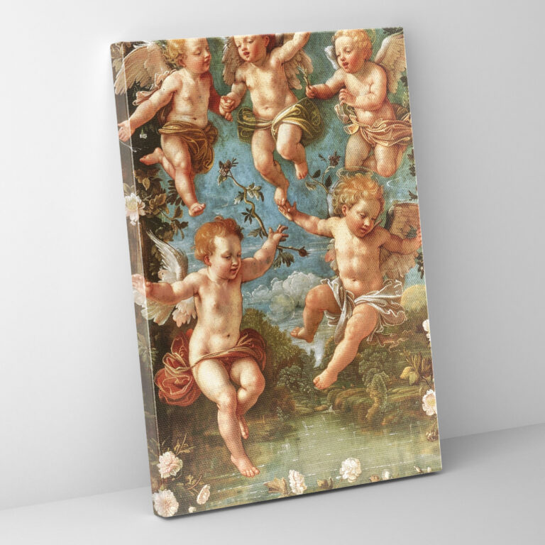 Raffaello Sanzio Cherubs Canvas Print - Raffaello Sanzio, Canvas, Wall Decoration, Canvas Wall Art