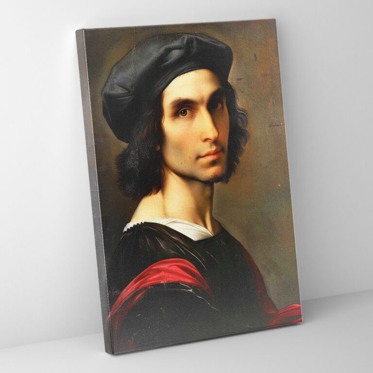 Raffaello Sanzio Portrait Canvas Print - Raffaello Sanzio, Home Decoration, Raffaello Sanzio, Wall Art