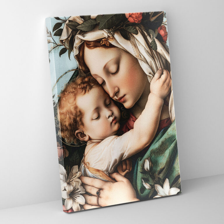Madonna And Child Canvas Print - Raffaello Sanzio, Canvas Wall Art, Canvas Print, Wall Art
