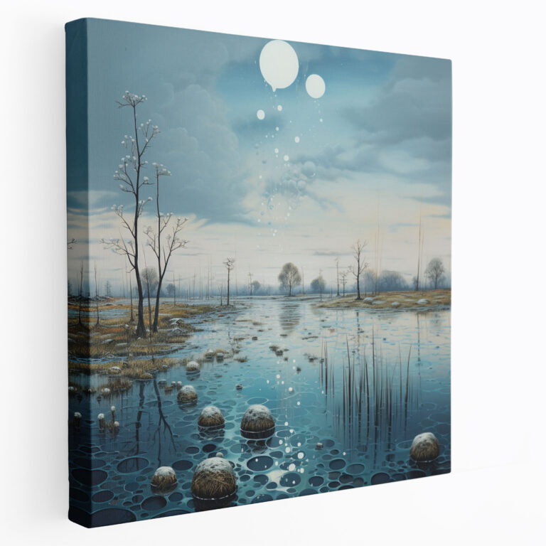 Dreamy Rain Canvas Print Wall Decoration - Rain, Rain, Wall Decoration, Canvas