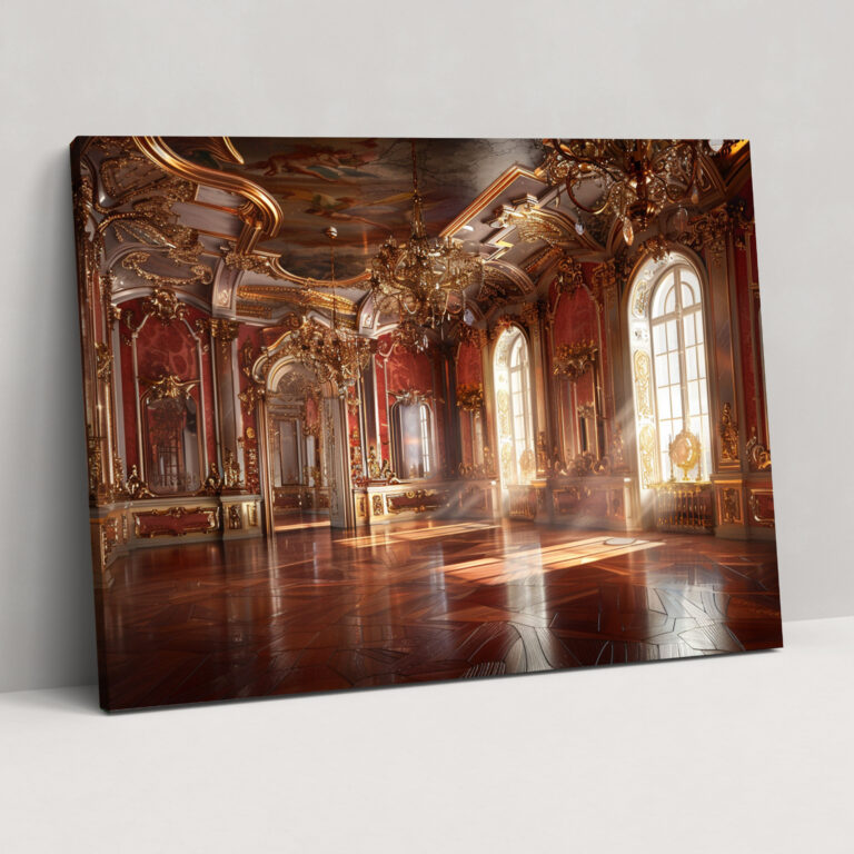 Rococo Style Painting Wall Art - Rococo, Rococo Style Painting, Canvas, Wall Art