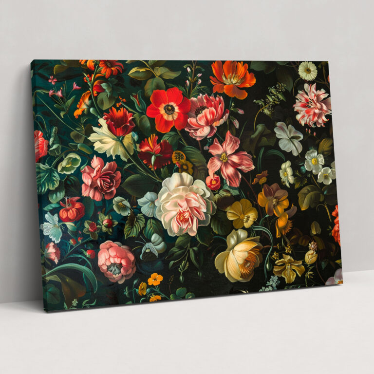 Rococo Style Painting Canvas Print - Rococo, Rococo Style Painting, Home Decoration, Wall Decoration