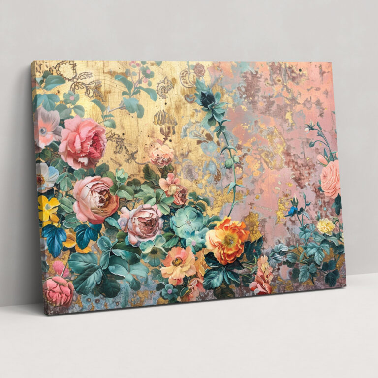 Rococo Style Painting Wall Decoration - Rococo, Canvas Wall Art, Rococo Style Painting, Wall Decoration