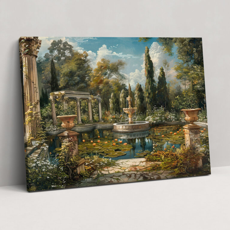 Rococo Style Painting Wall Art - Rococo, Home Decoration, Canvas Wall Art, Rococo Style Painting