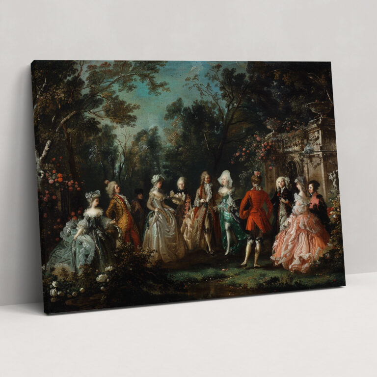Rococo Style Painting Wall Art - Rococo, Home Decoration, Wall Art, Canvas