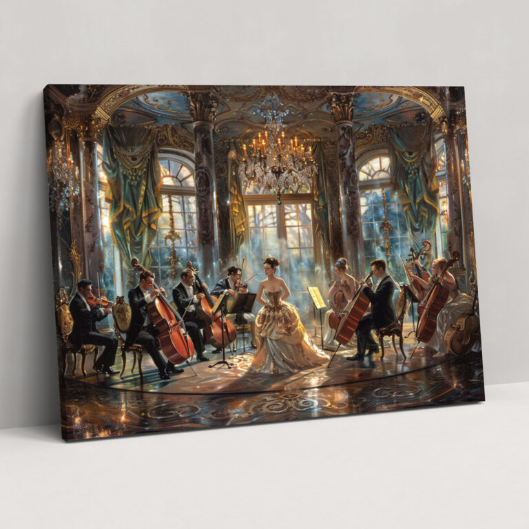 Rococo Style Painting Wall Art - Rococo, Home Decoration, Canvas, Wall Art