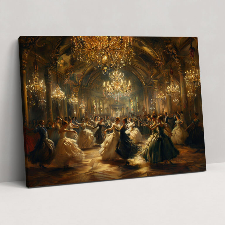 Rococo Ballroom Wall Art - Rococo, Canvas Print, Canvas, Rococo Style Painting