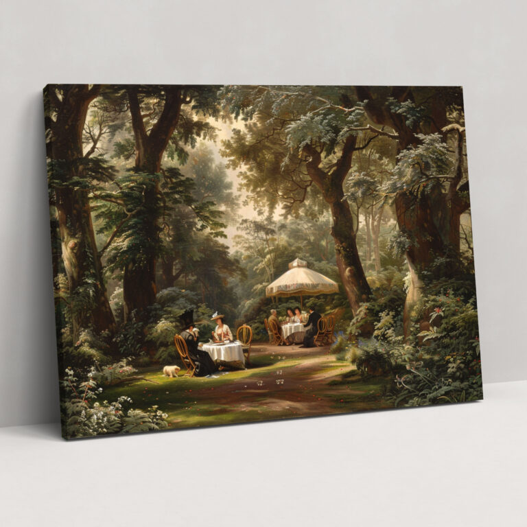 Rococo Picnic Canvas Print - Rococo, Canvas, Canvas Wall Art, Wall Decoration