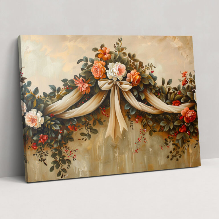 Rococo Style Painting Wall Decoration - Rococo, Canvas Wall Art, Home Decoration, Wall Decoration