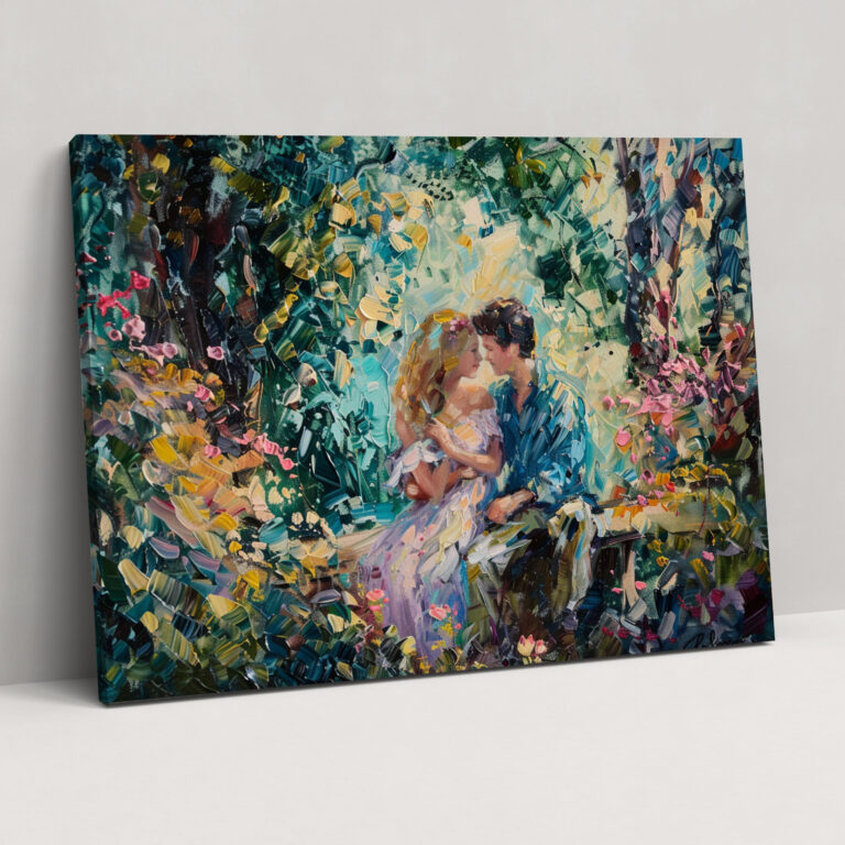 Rococo Style Painting Wall Decoration - Rococo, Home Decoration, Canvas Wall Art, Rococo Style Painting