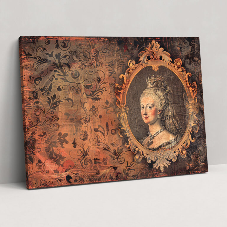 Rococo Style Painting Wall Decoration - Rococo, Canvas Print, Canvas, Canvas Wall Art