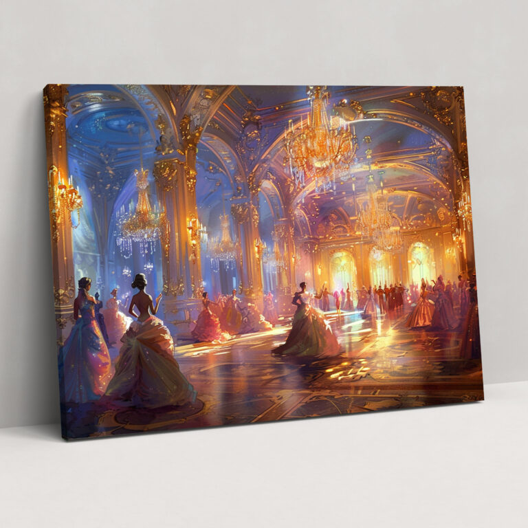 Rococo Style Painting Wall Art - Rococo, Wall Art, Wall Decoration, Home Decoration