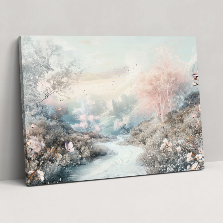 Rococo Style Painting Canvas Print - Rococo, Canvas, Canvas Print, Wall Art