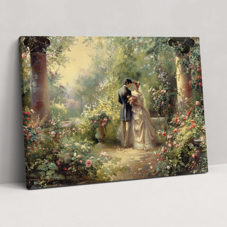 Rococo Style Painting Wall Decoration - Rococo, Canvas, Wall Decoration, Home Decoration