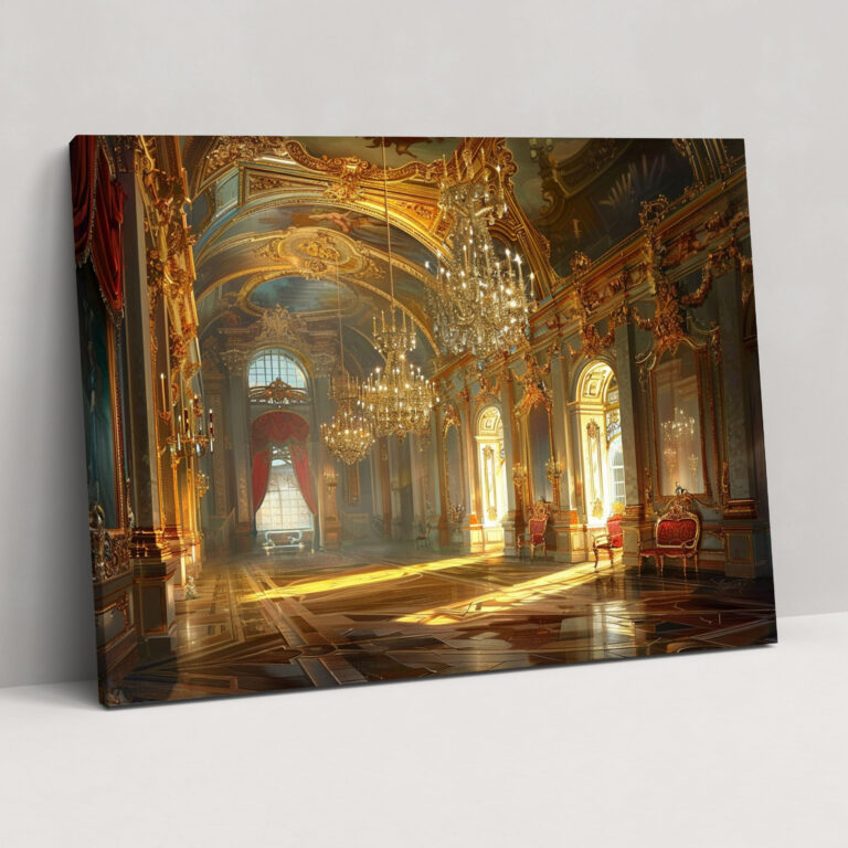 Rococo Style Painting Wall Art - Rococo, Canvas Wall Art, Canvas, Wall Art