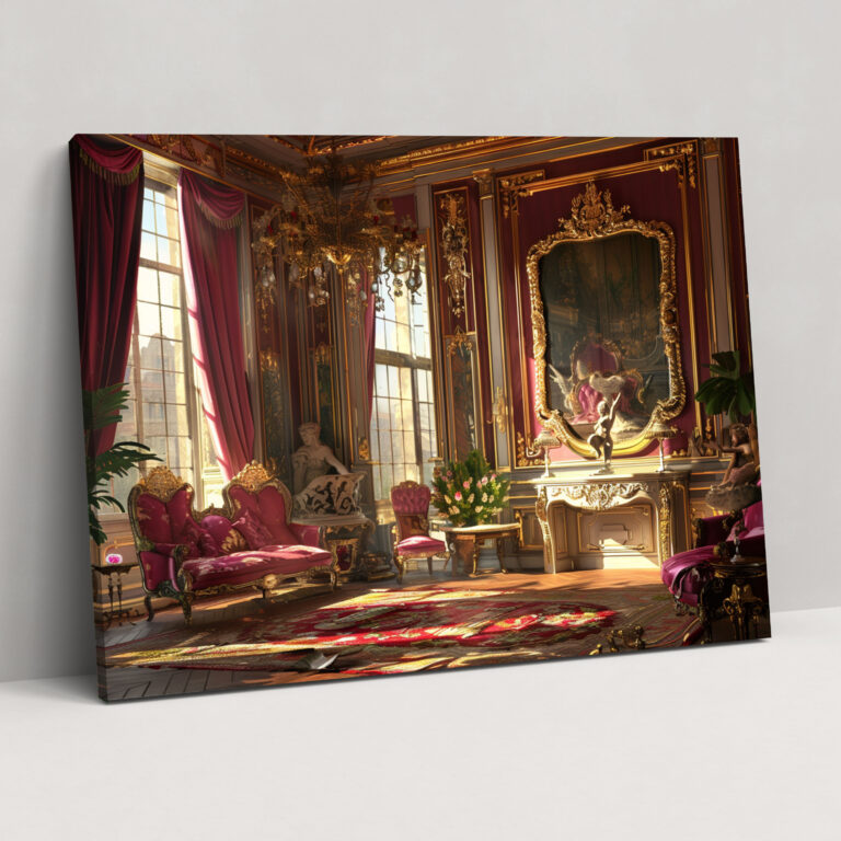 Rococo Style Painting Wall Decoration - Rococo, Home Decoration, Wall Decoration, Rococo Style Painting