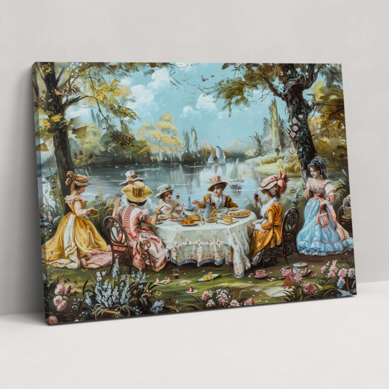 Rococo Style Painting Wall Decoration - Rococo, Canvas, Wall Decoration, Rococo Style Painting