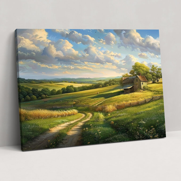 Realism Countryside Wall Art - Realism, Canvas Print, Home Decoration, Canvas Wall Art