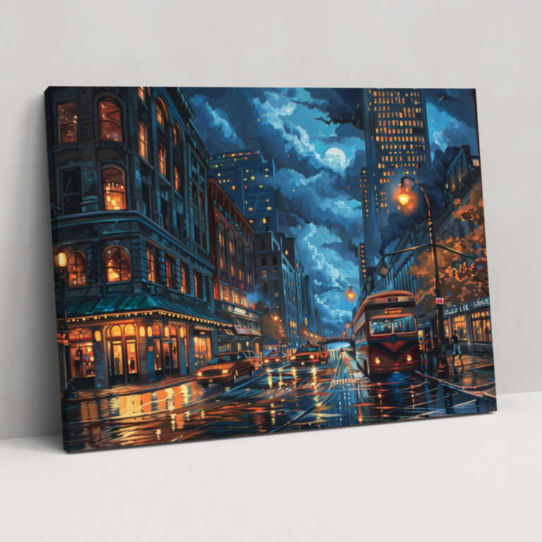 Realism Cityscape Wall Art - Realism, Home Decoration, Realism, Canvas Print
