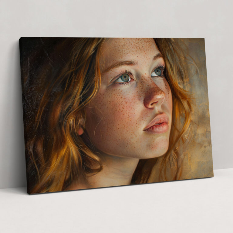 Realism Portrait Wall Art - Realism, Elegance, Realism, Canvas