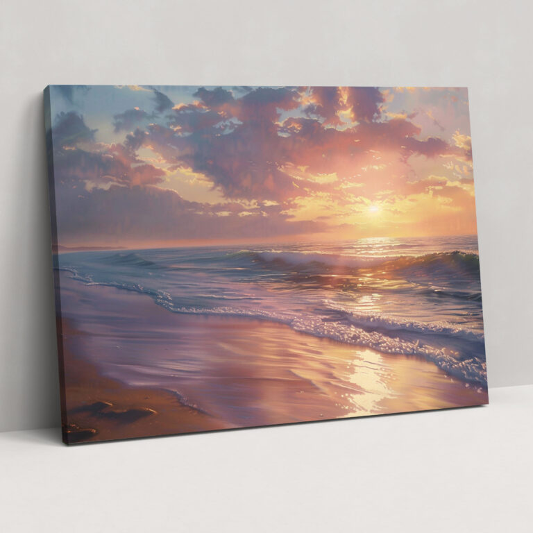 Realism Beach Scene Wall Art - Realism, Serene, Calm, Beach Scene