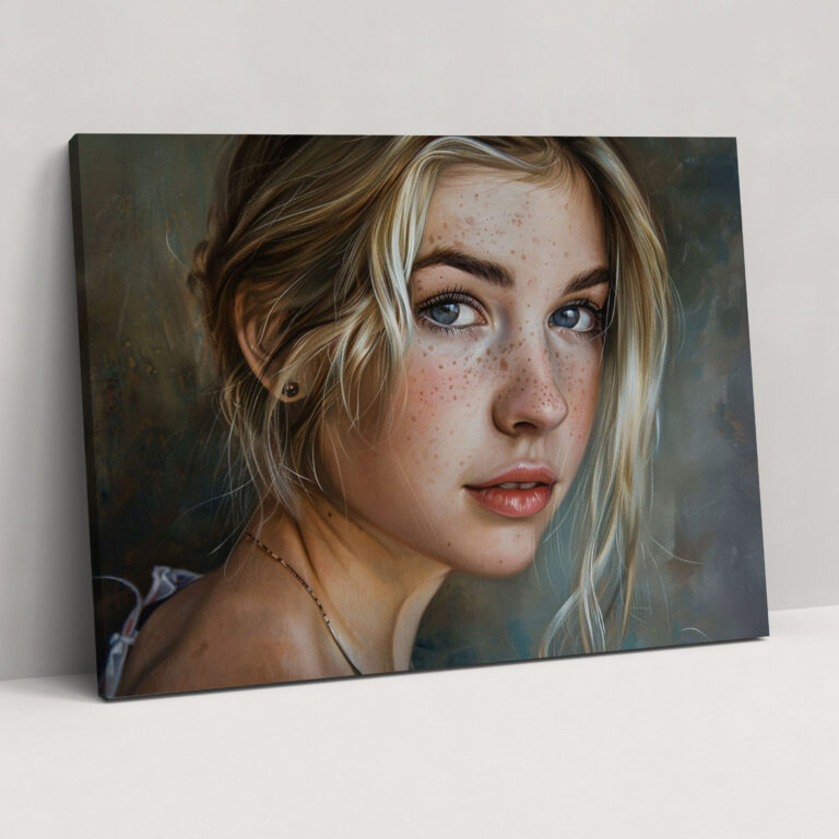 Realism Portrait Wall Art - Realism, Home Decoration, Canvas Print, Wall Decoration