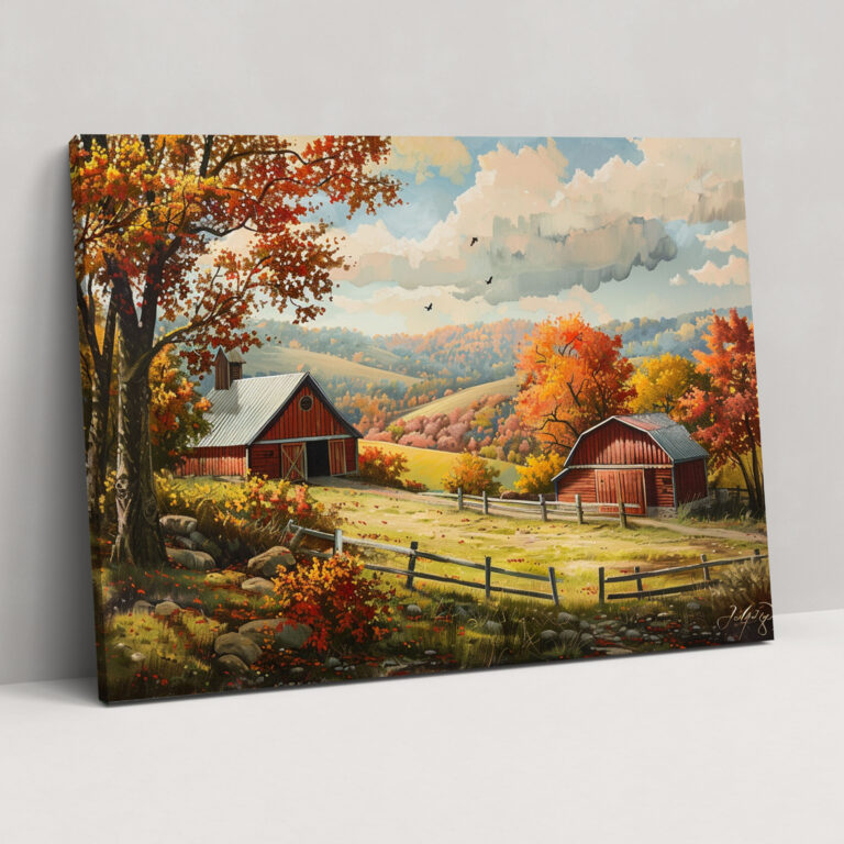 Realism Countryside Canvas Print - Realism, Canvas, Wall Art, Canvas Print