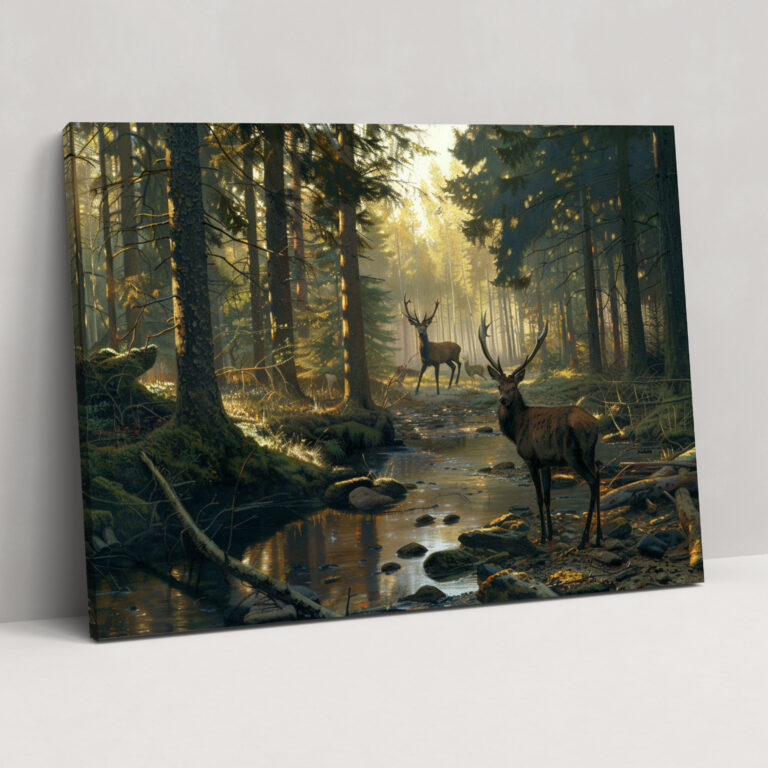 Realism Wildlife Canvas Print - Realism, Home Decoration, Wall Decoration, Wall Art