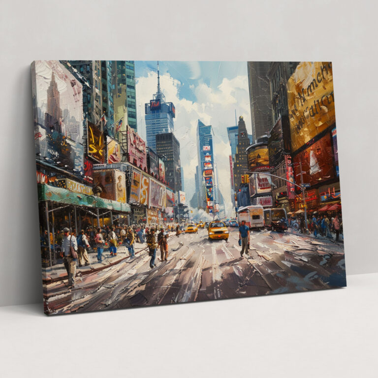 Realism Wall Decoration - City Street - Realism, Home Decoration, Canvas, Wall Art