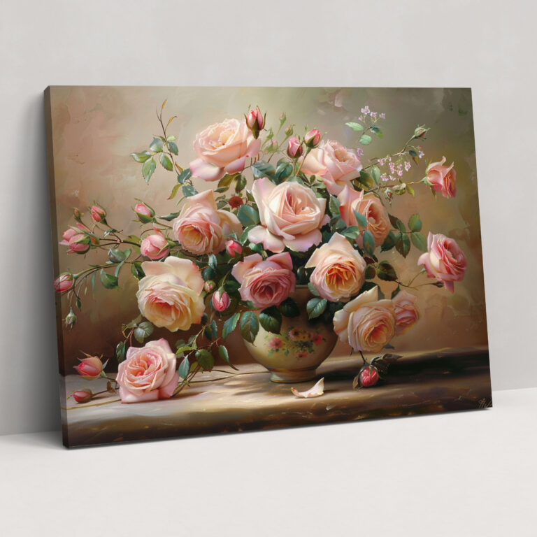 Realism Wall Decoration - Rose Bouquet - Realism, Realism, Floral, Wall Decoration