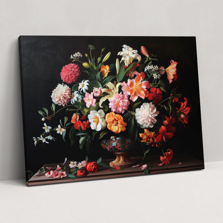 Realism Floral Still Life Wall Art - Realism, Realism, Canvas, Wall Decoration
