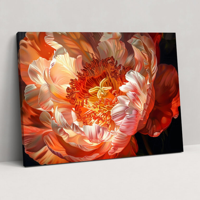 Realism Flower Canvas Print - Realism, Home Decoration, Canvas Print, Canvas Wall Art