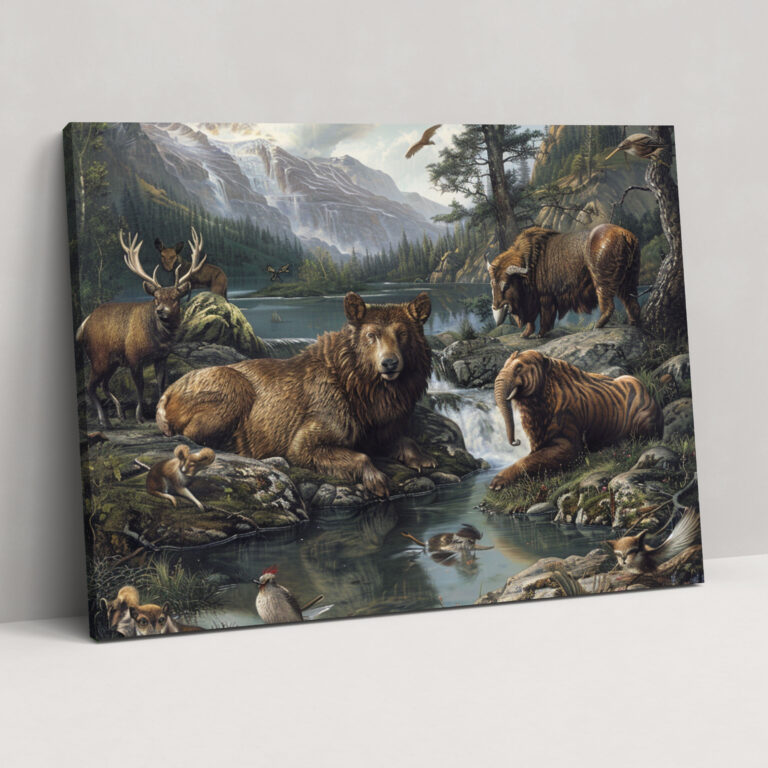 Realism Wildlife Canvas Print - Realism, Canvas Wall Art, Home Decoration, Canvas Print