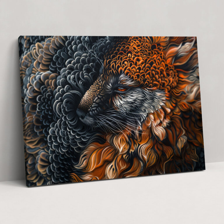 Realism Canvas Print Beloved Pet Portrait Wall Art - Realism, Home Decoration, Realism, Canvas