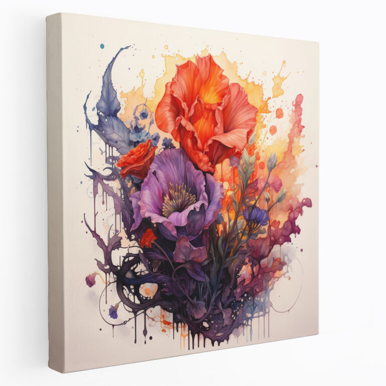 Rejection Canvas Print - Rejection, Watercolor Illustration, Canvas, Wall Art