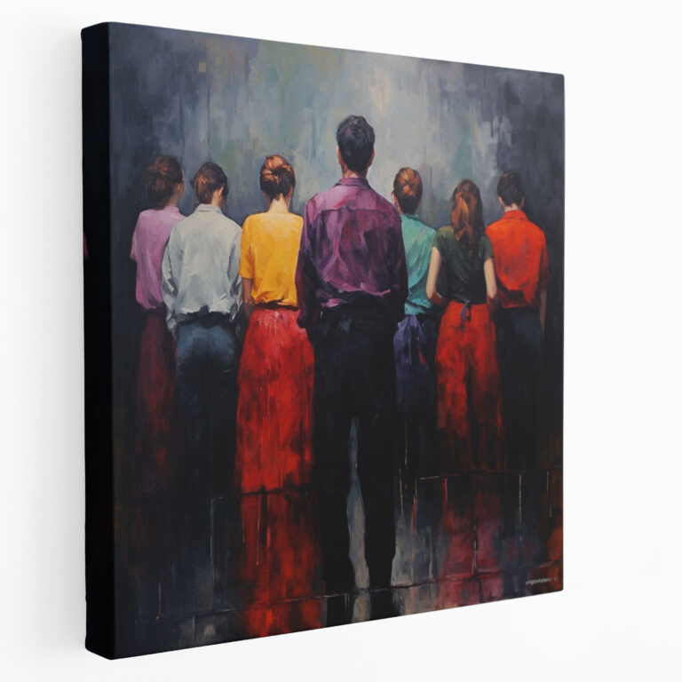 Rejection Canvas Print - Rejection, Canvas, Group Of People, Home Decoration