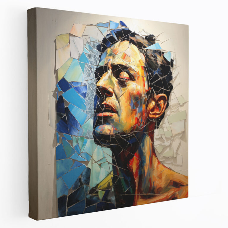 Self-Rejection Canvas Print - Rejection, Wall Decoration, Self-Rejection Canvas Print, Canvas