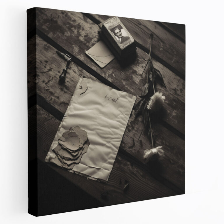 Unrequited Love Canvas Print - Rejection, Canvas, Canvas Print, Black And White