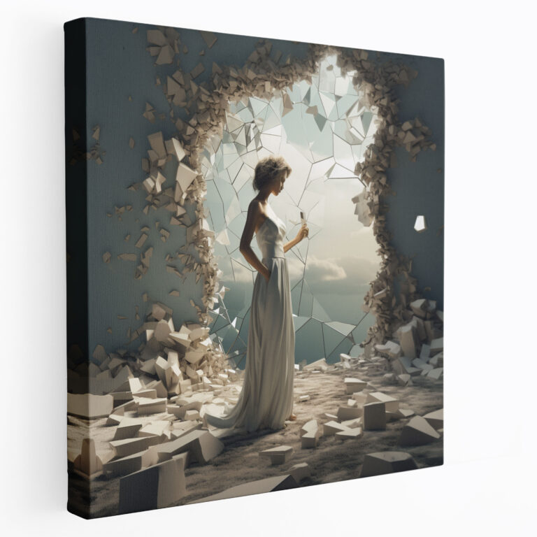 Surreal Rejection Wall Art - Rejection, Surrealism, Canvas, Surreal Rejection Wall Art