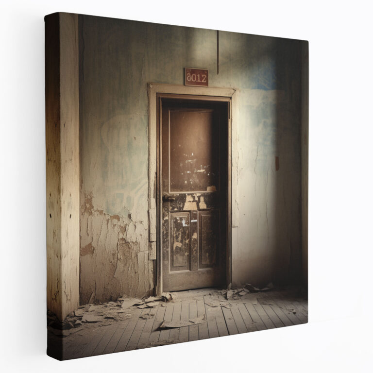 Door Of Rejection Canvas Print - Rejection, Wall Decoration, Contemporary Photograph, Wall Art