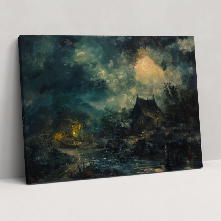 Rembrandt Mystical Night Canvas Print - Rembrandt, Rembrandt, Wall Decoration, Canvas Print