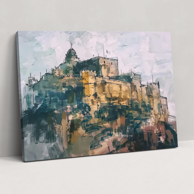 Rembrandt Ancient Castle Canvas Print - Rembrandt, Canvas Print, Home Decoration, Canvas Wall Art