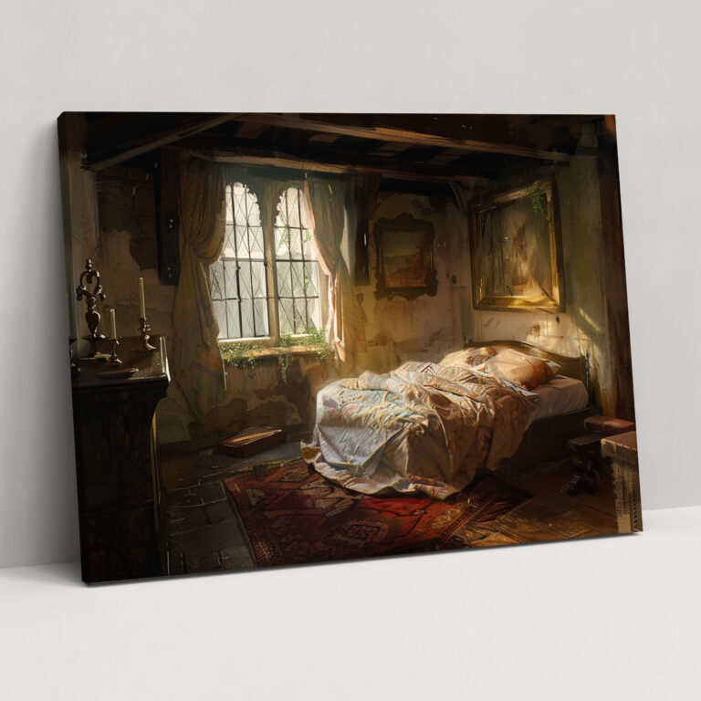 Rembrandt Intimate Interior Canvas Print - Rembrandt, Rembrandt, Wall Decoration, Wall Art
