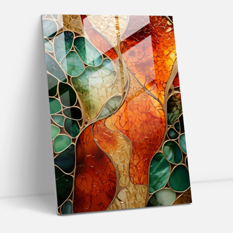 Translucent Glass Wall Art - Nature's Abstract - Realistic Glass Sculpture, Organic, Translucent Glass, Home Decoration